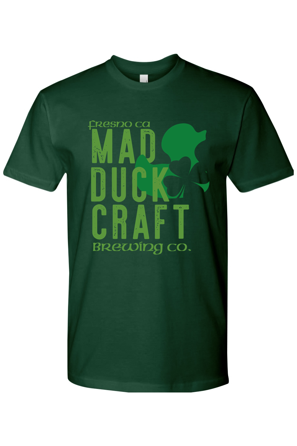 Mad Duck St. Patty's Lucky Duck Premium Fit Cotton T-Shirt - Unisex