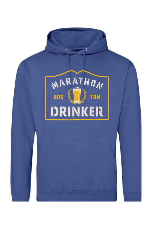 Boston Marathon Drinker Hoodie