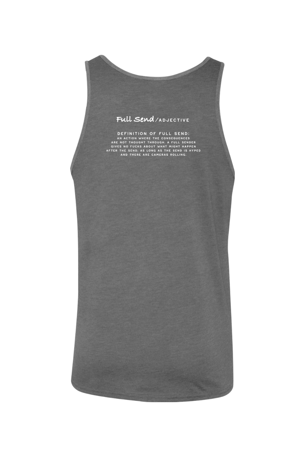 Full Send Definition Unisex Jersey Tank