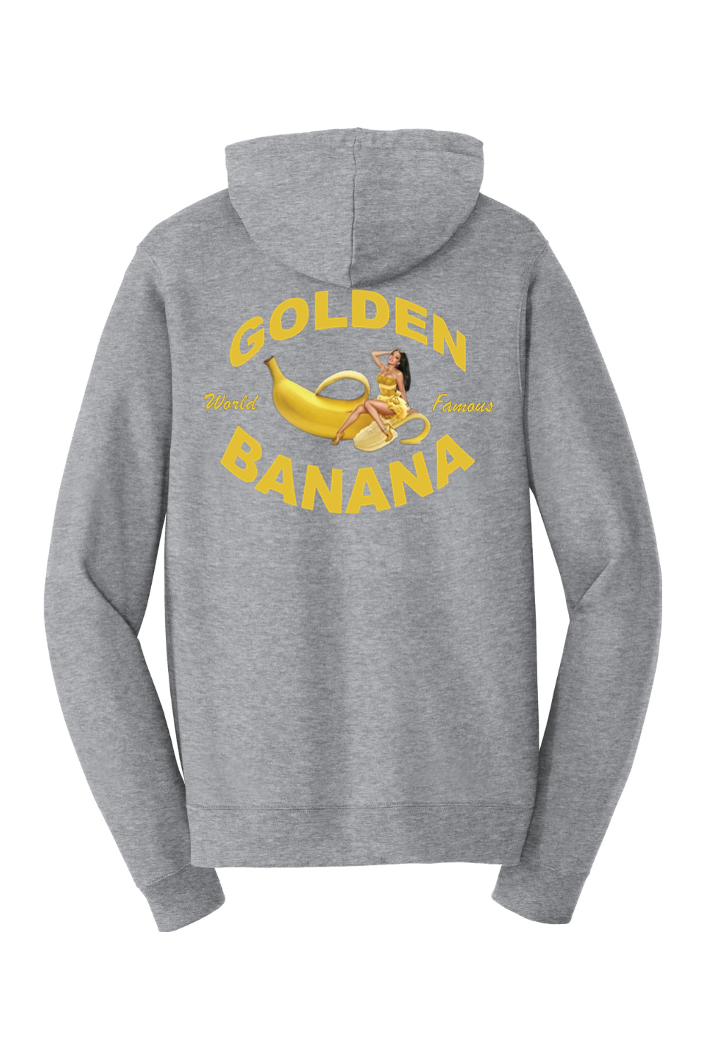 Golden Banana Unisex Full Zip Hooded Sweatshirt