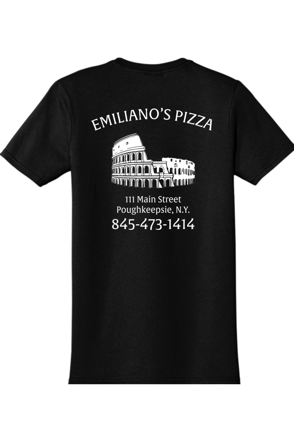 Emiliano's Pizza Crewneck T-shirt