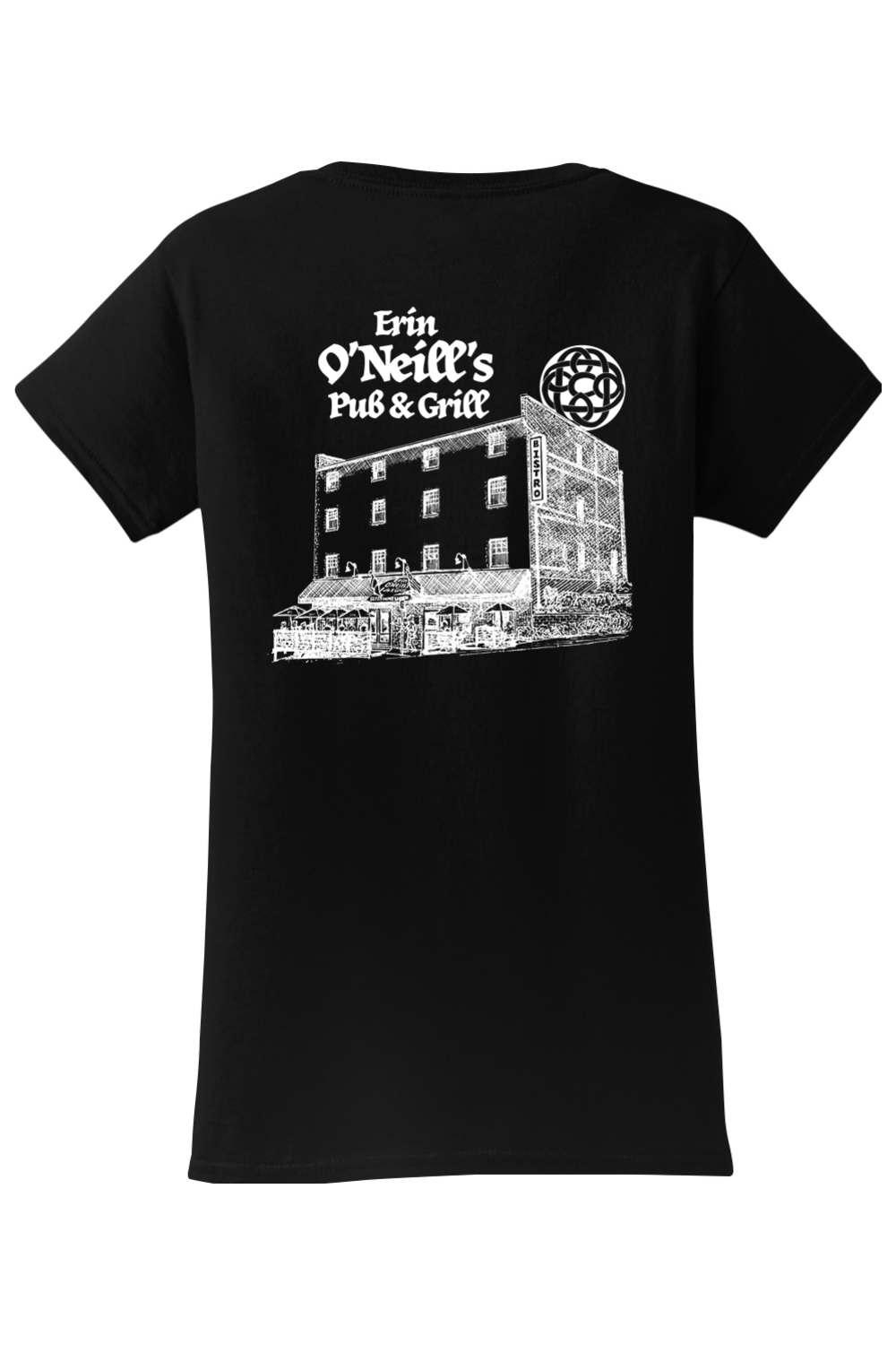 Erin O'Neill's Pub & Grill Sketch - Dark Colored Women's T-Shirt