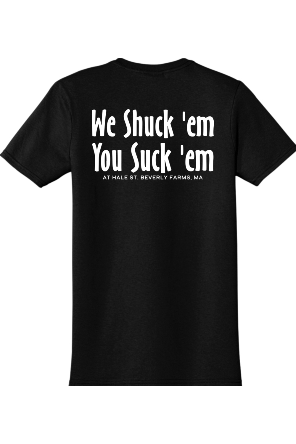 Staff Uniform - Hale St. "We Shuck 'em" Unisex Cotton T-Shirt