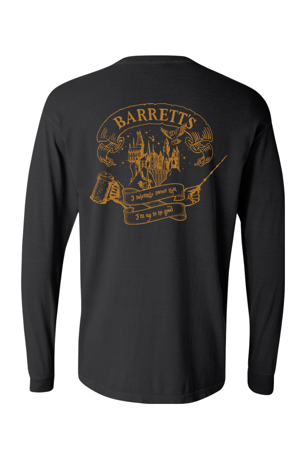 Barrett's Alehouse "I Solemnly Swear" Comfort Colors Long Sleeve Unisex T-Shirt