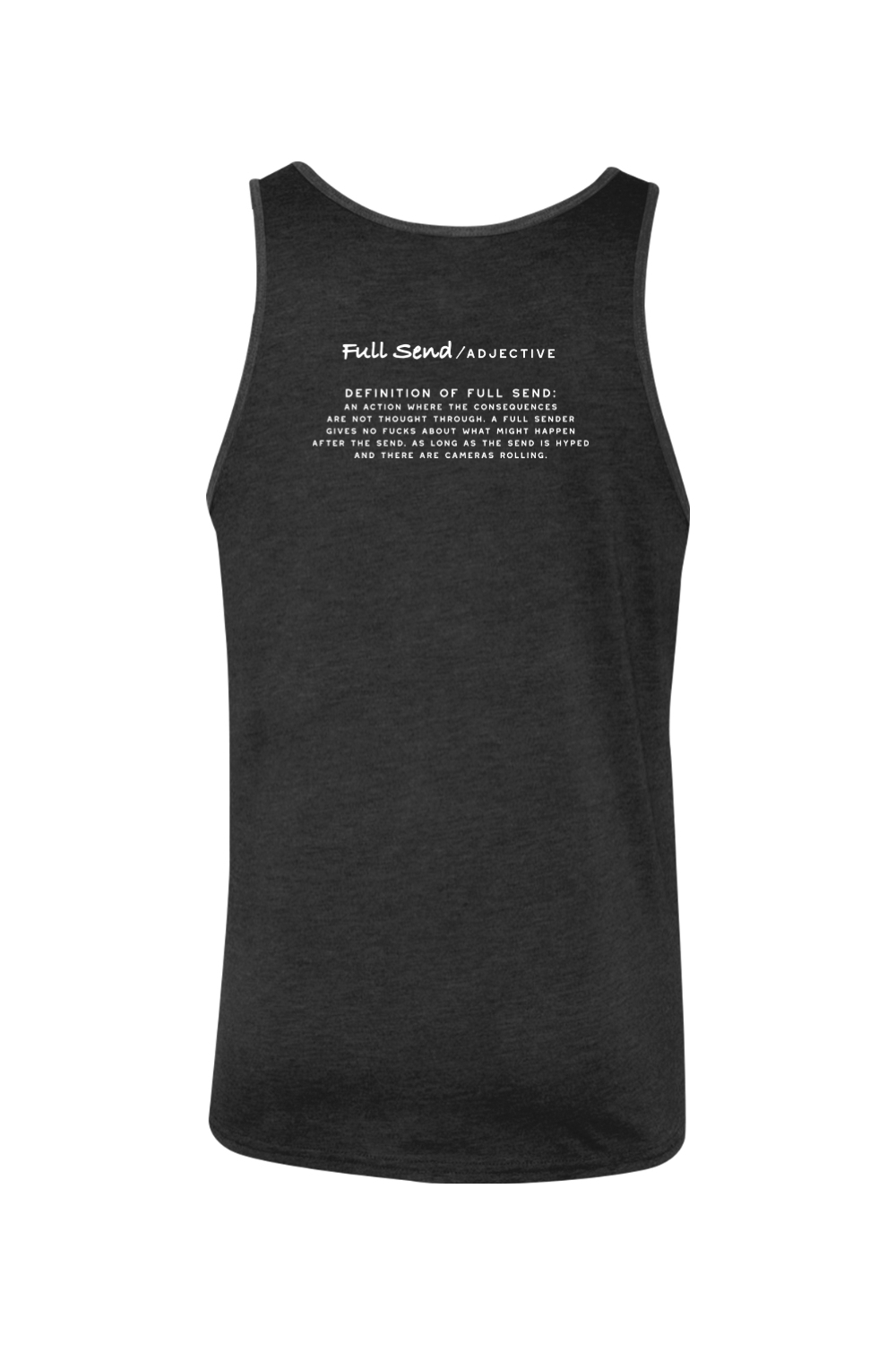 Full Send Definition Unisex Jersey Tank