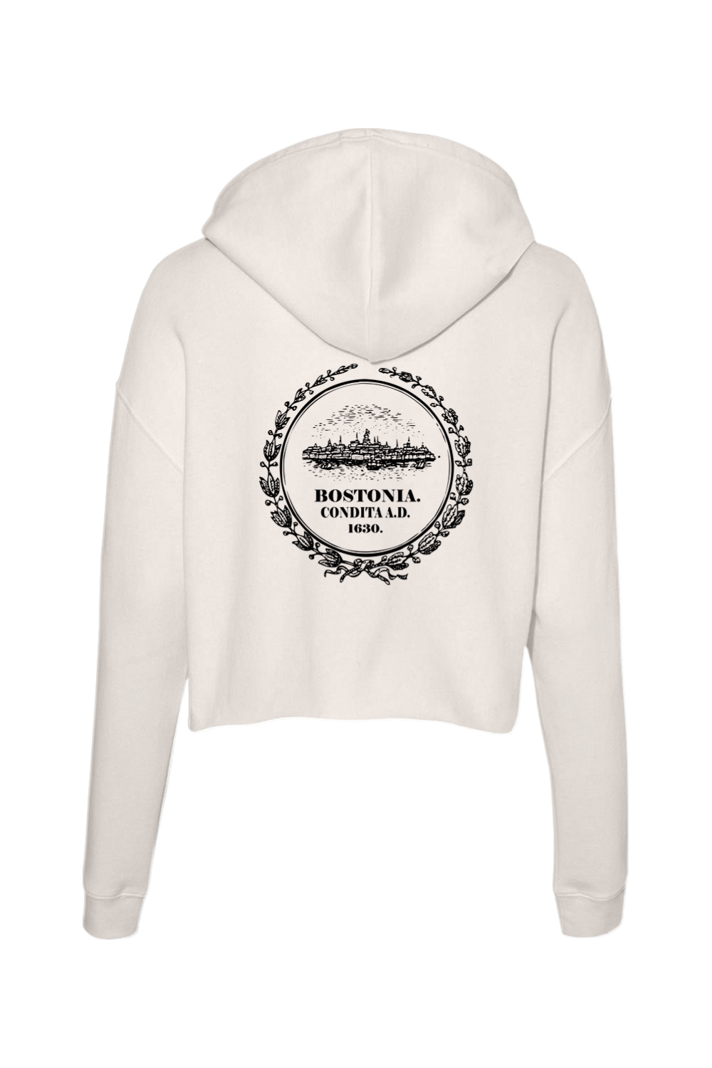 Bostonia Women’s Cropped Hooded Sweatshirt