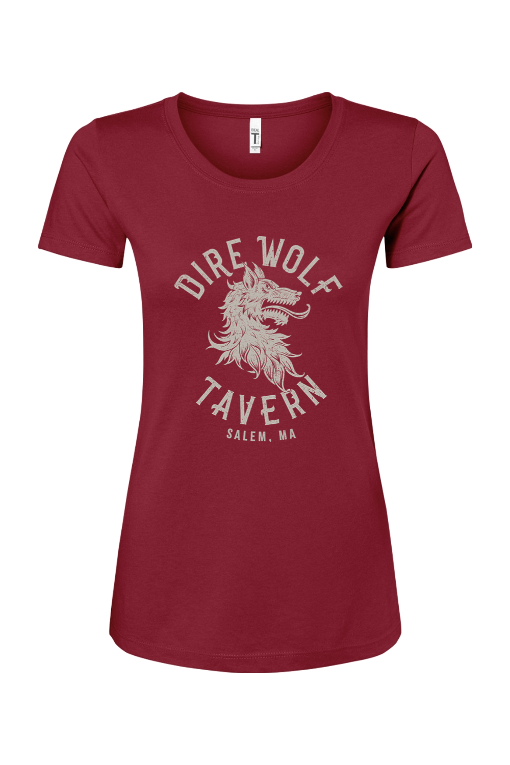 Dire Wolf Tavern Logo Women's Cotton Blend T-Shirt