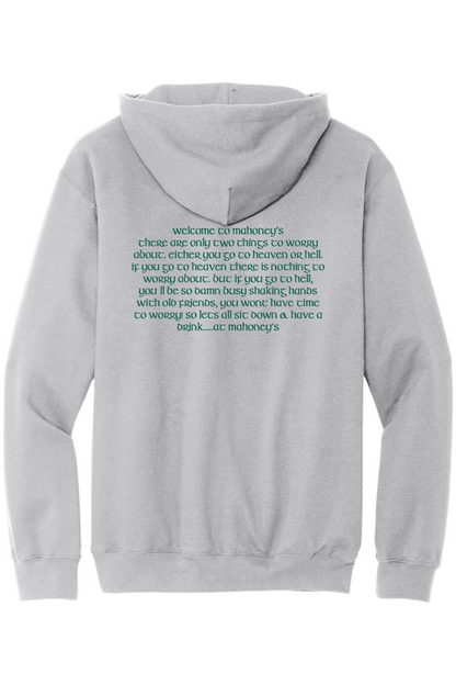 Welcome to Mahoney's in Green Unisex Midweight Hoodie