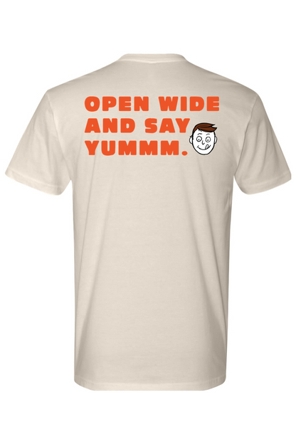 Millers Open Wide and Say Yummm Unisex Cotton Tee