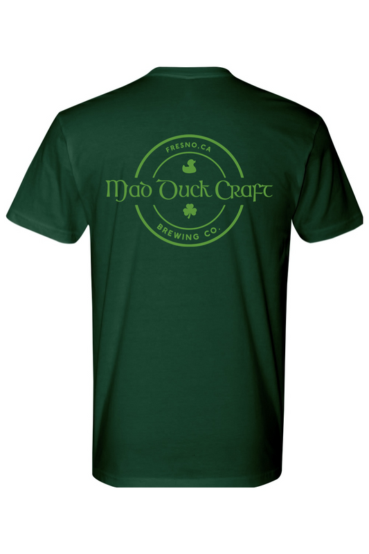 Mad Duck St. Patty's Day Premium Fit Cotton T-Shirt Unisex