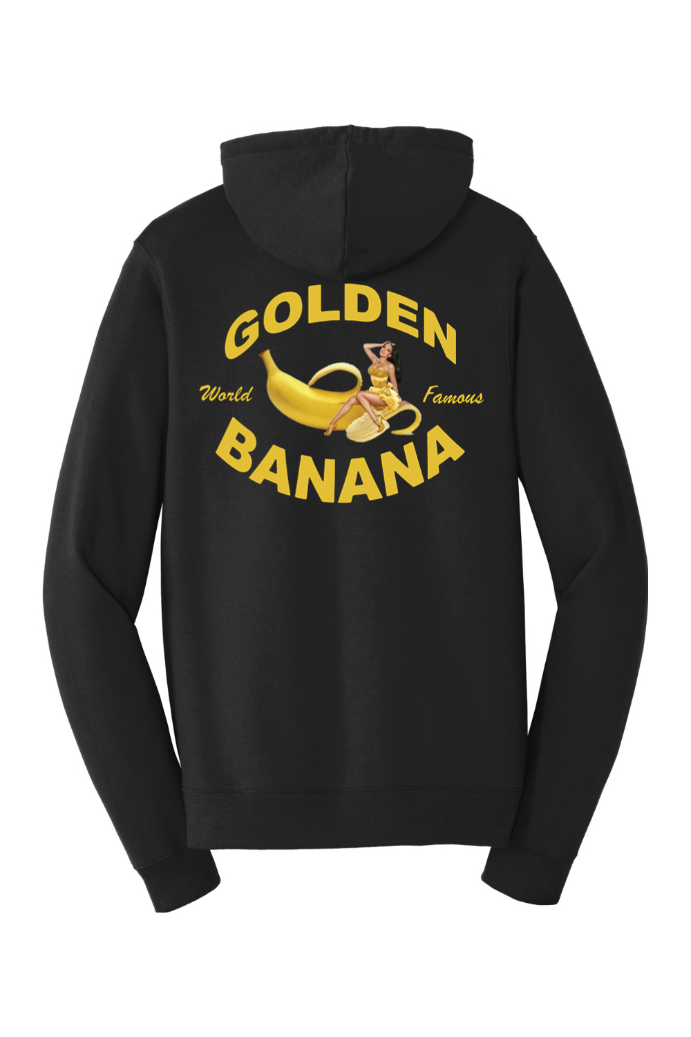 Golden Banana Unisex Full Zip Hooded Sweatshirt