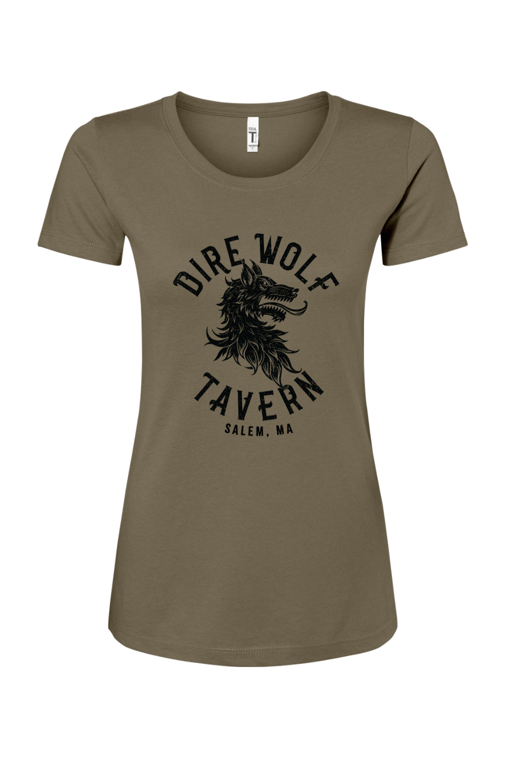 Dire Wolf Tavern Logo Women's Cotton Blend T-Shirt