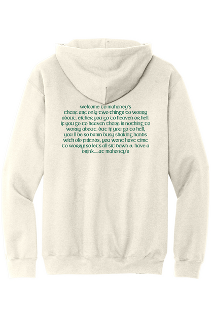 Welcome to Mahoney's in Green Unisex Midweight Hoodie