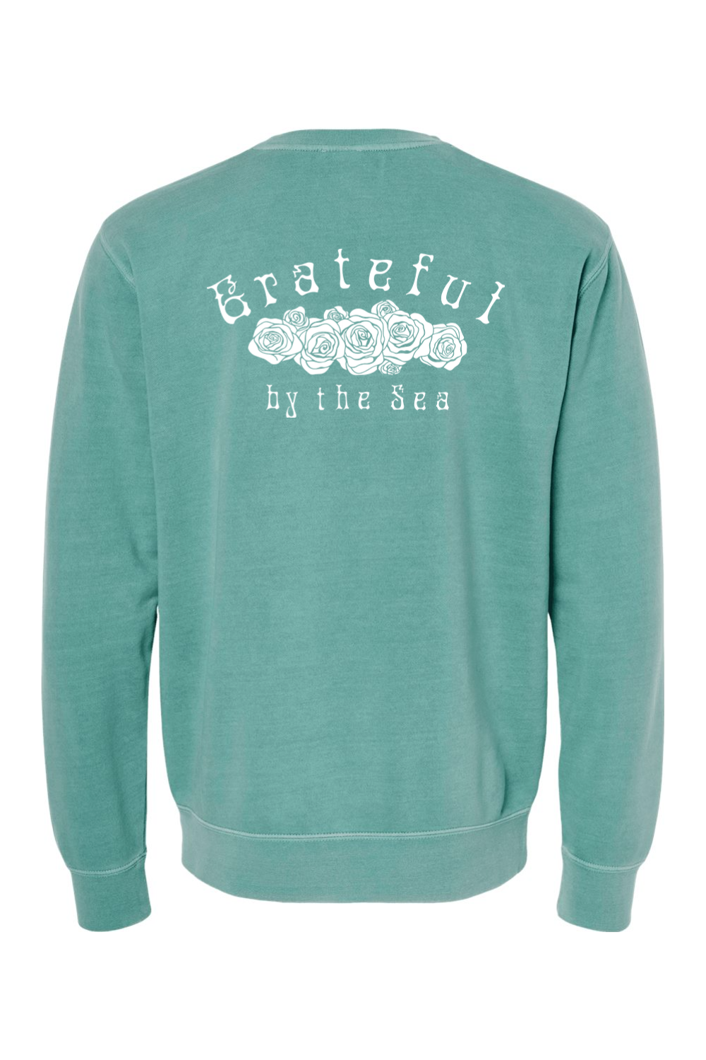 Cala's Grateful By The Sea Midweight Pigment-Dyed Crewneck Sweatshirt