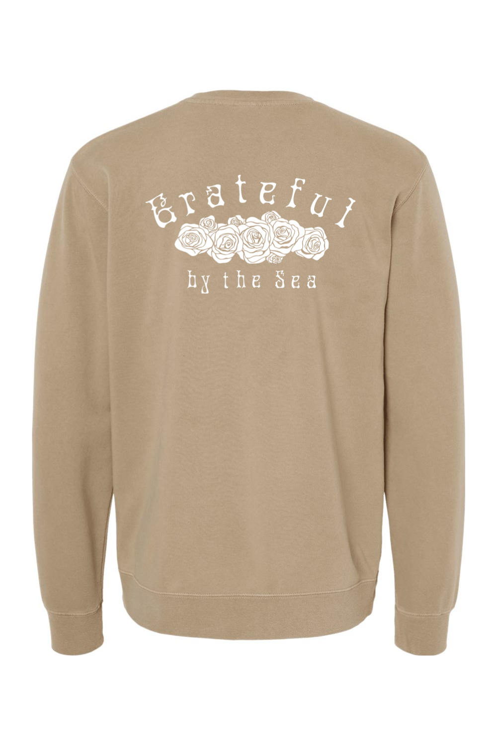 Cala's Grateful By The Sea Midweight Pigment-Dyed Crewneck Sweatshirt