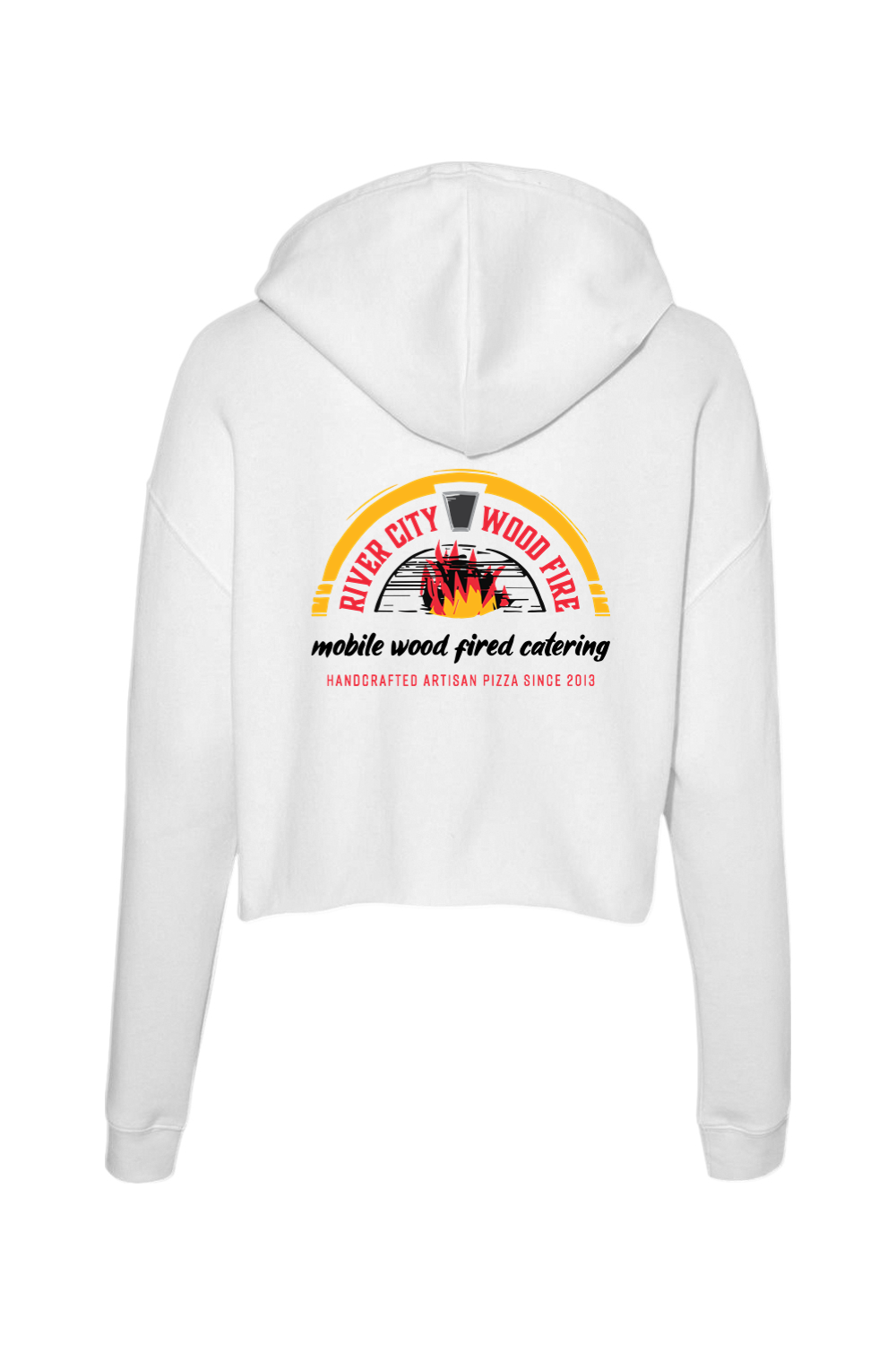 River City Women’s Cropped Hooded Sweatshirt - Pizza 'Til I Die