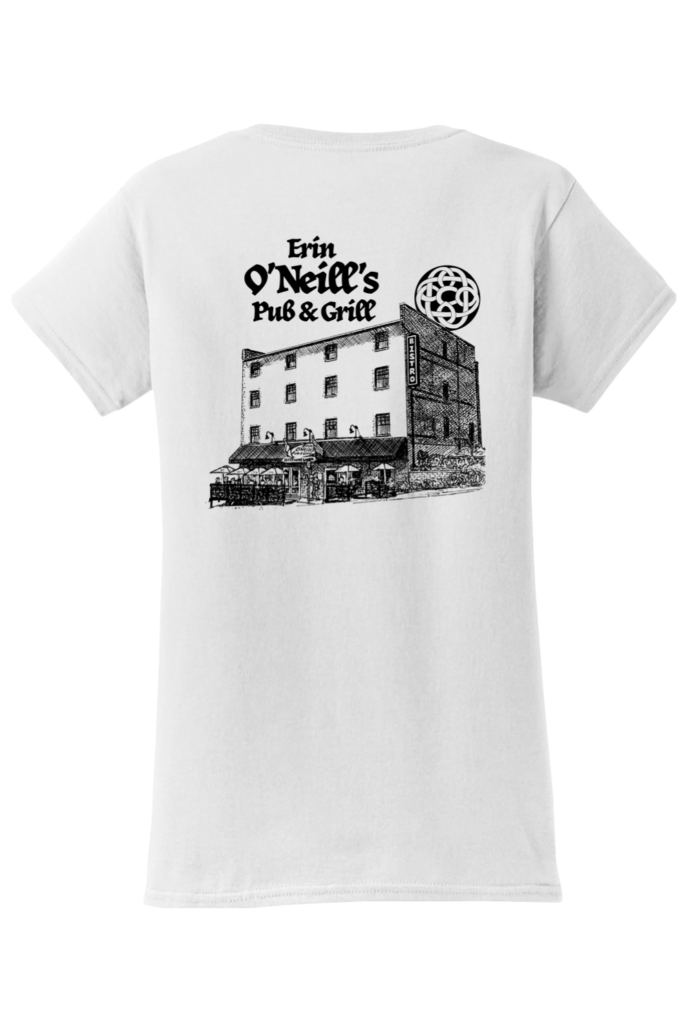 Erin O'Neill's Pub & Grill Sketch - Light Colored Women's T-Shirt