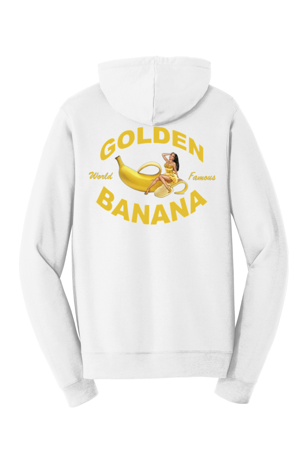 Golden Banana Unisex Full Zip Hooded Sweatshirt