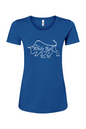 White Bull Tavern Hallow  Logo Women's T-Shirt