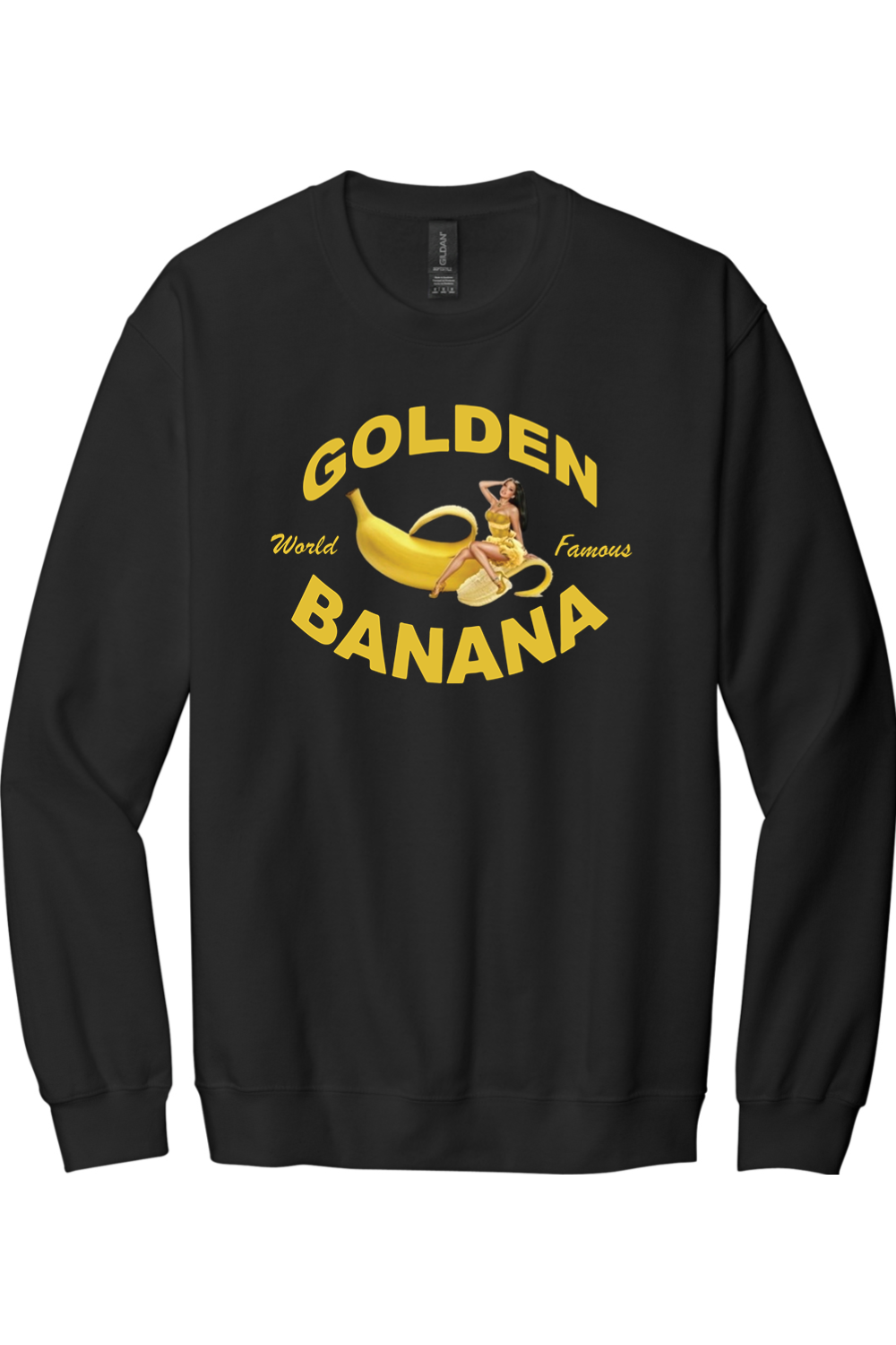 Golden Banana Unisex Crew Neck Sweatshirt