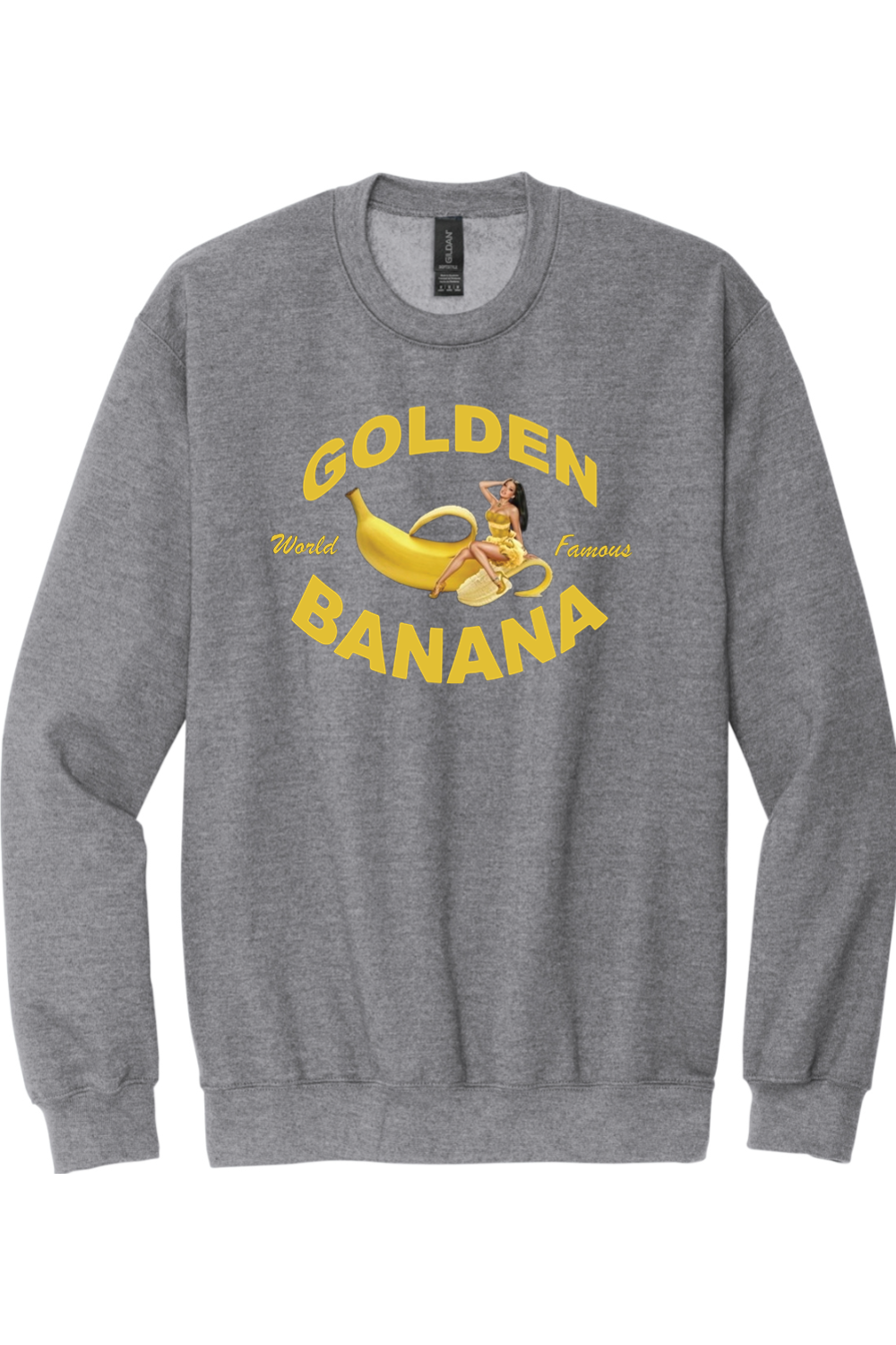 Golden Banana Unisex Crew Neck Sweatshirt