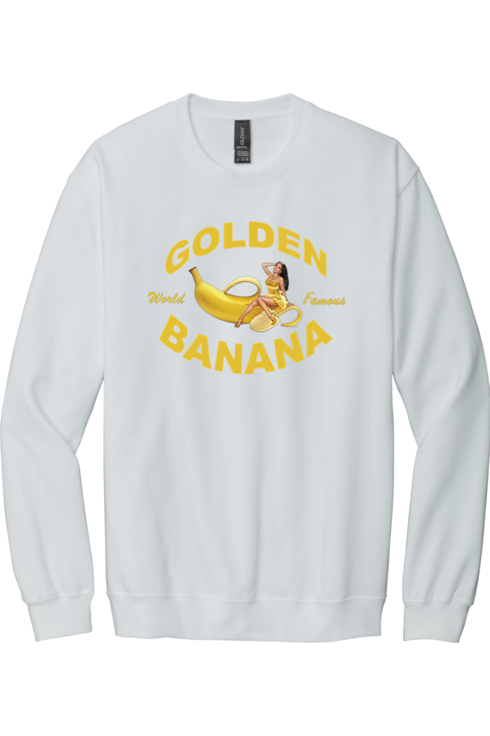 Golden Banana Unisex Crew Neck Sweatshirt