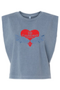 Causeway 10th Anniversary Garment-Dyed Women's Muscle Tee