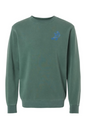 Minglewood Harborside Turtles Midweight Pigment-Dyed Crewneck Sweatshirt - Unisex