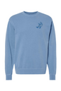 Minglewood Harborside Turtles Midweight Pigment-Dyed Crewneck Sweatshirt - Unisex