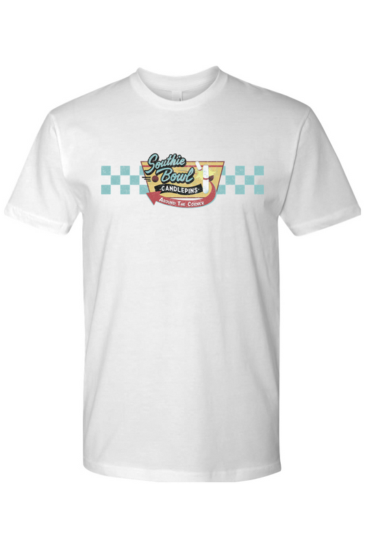 Checkered Southie Bowl Logo Unisex Tee