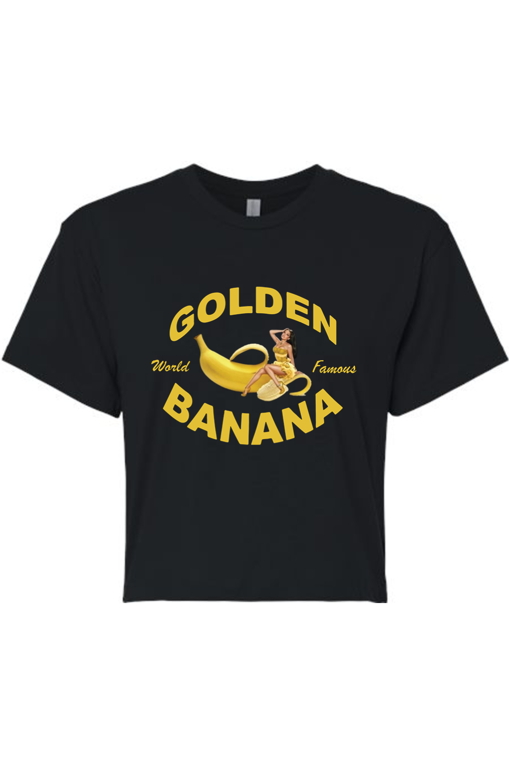 Golden Banana Women’s Cropped Tee