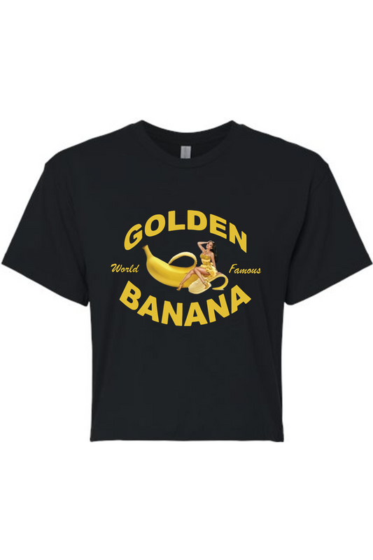 Golden Banana Women’s Cropped Tee