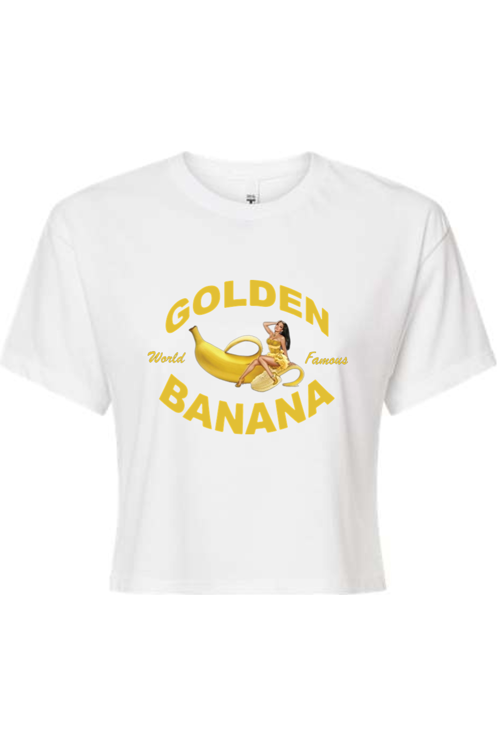 Golden Banana Women’s Cropped Tee