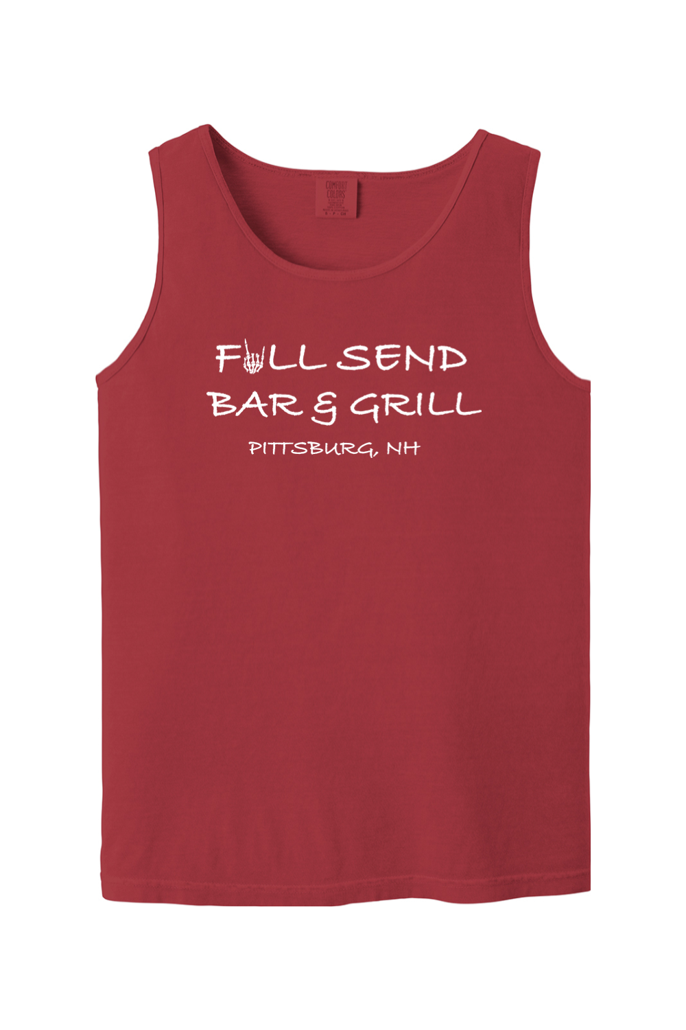 Full Send Hold My Beer Comfort Colors Tank Top