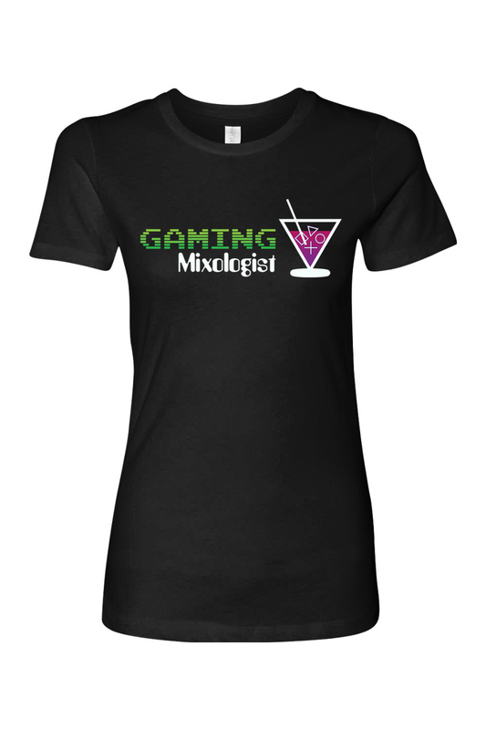 Gaming Mixologist Cotton T-Shirt  - Women's