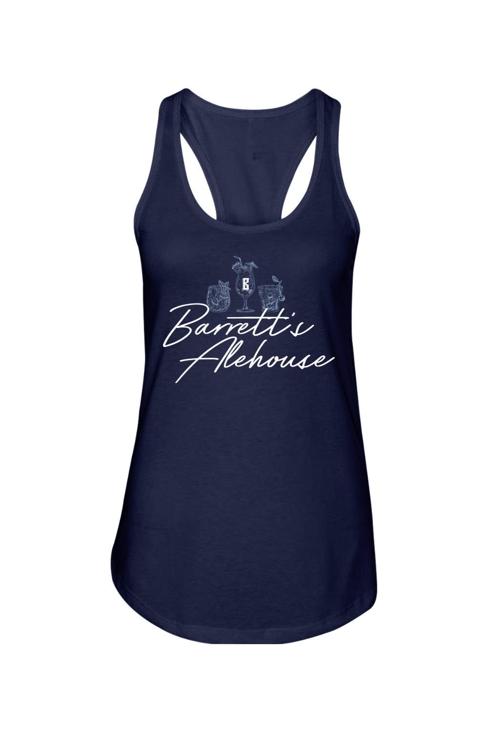 Barrett's Alehouse Summer Cocktail Racerback Tank