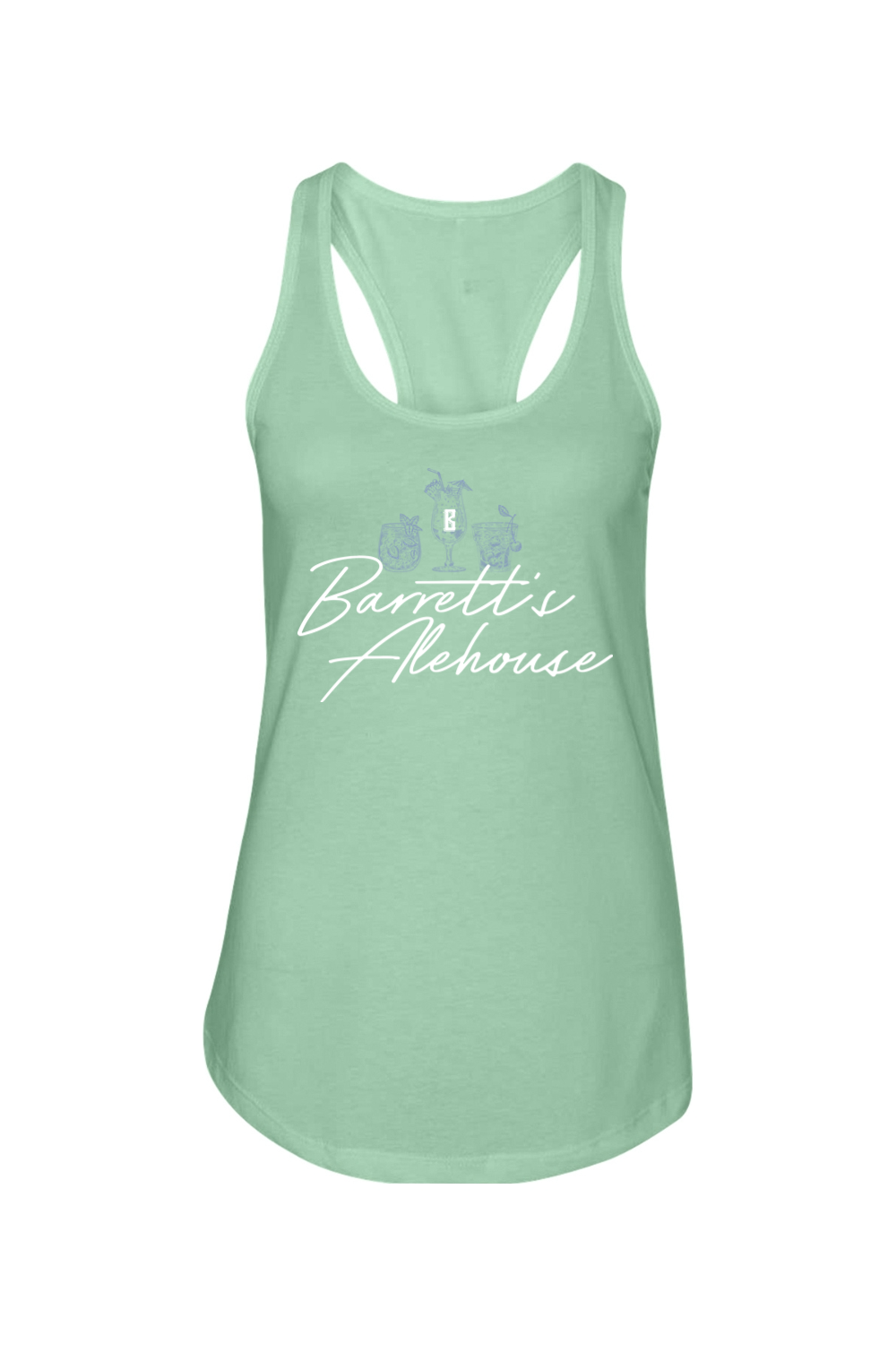 Barrett's Alehouse Summer Cocktail Racerback Tank