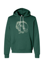 Velvet Vine Green Sponge Fleece Hoodie - Unisex