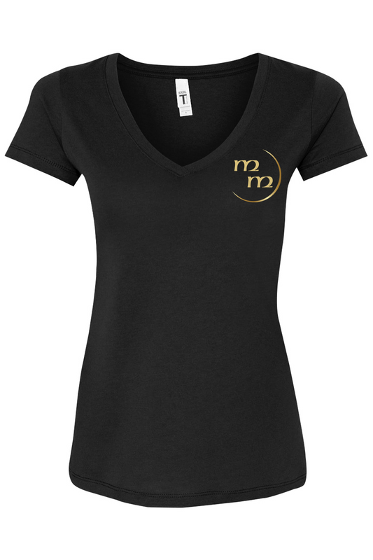 Mrs. Murphy's Cotton Blend V-Neck T-Shirt - Women's