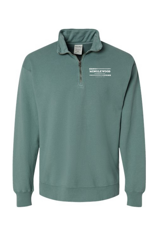 Minglewood Harborside Garment-Dyed Quarter-Zip Sweatshirt - Unisex