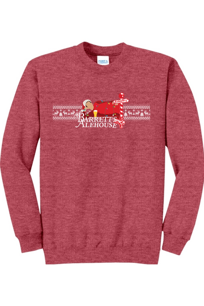 Barrett's Alehouse Santa Fair Isle Crewneck Sweatshirt