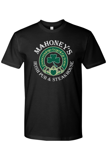 Mahoney's Irish Pub White Logo Unisex Fitted Crewneck Tee