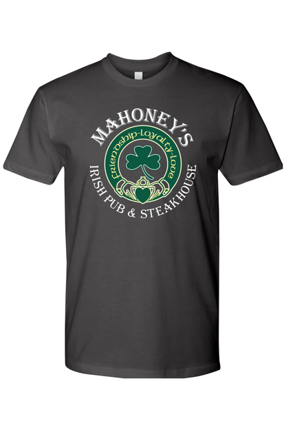 Mahoney's Irish Pub White Logo Unisex Fitted Crewneck Tee