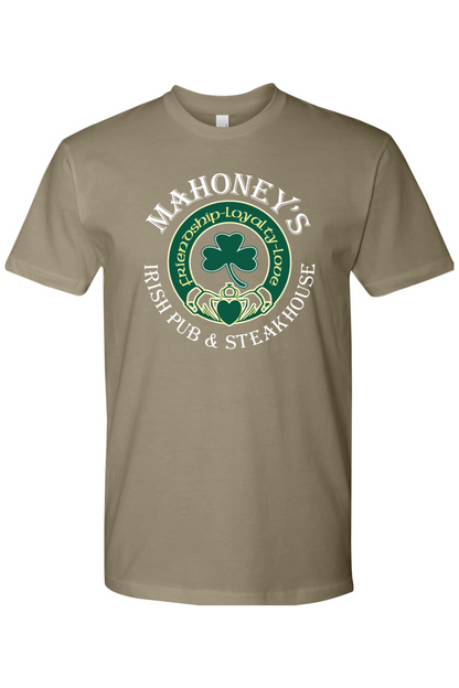 Mahoney's Irish Pub White Logo Unisex Fitted Crewneck Tee