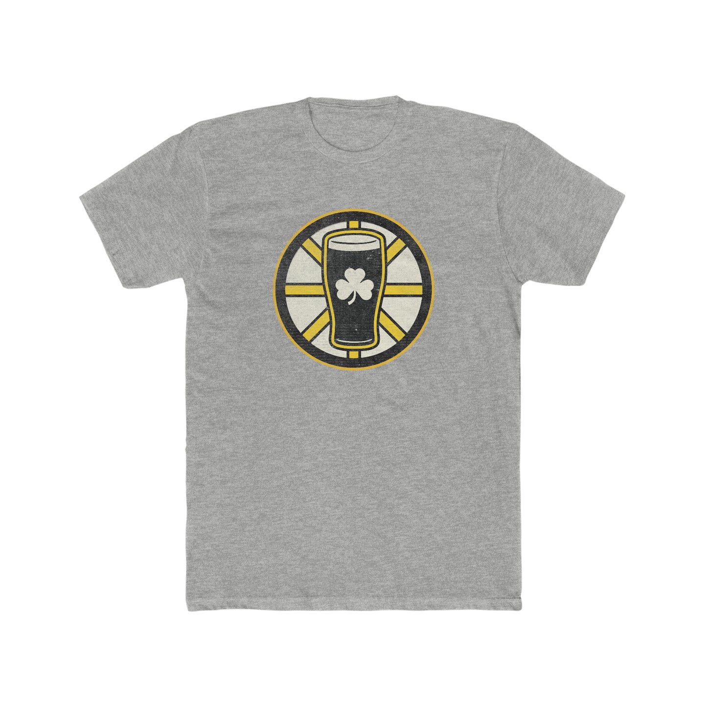 Beer, Hockey, Black & Gold T-Shirt