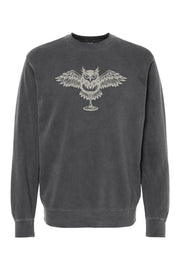 Hallowed Ground Night Owl Pigment-Dyed Crewneck Sweatshirt - Mens