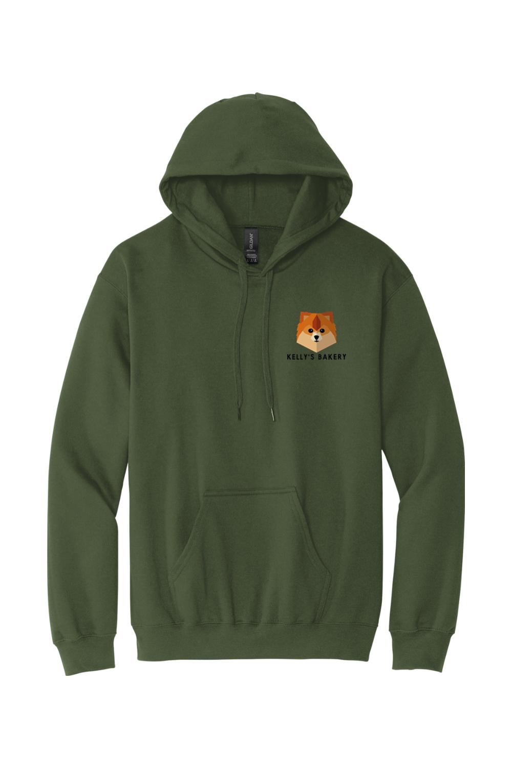 Kelly's Bakery Front Logo Mens Hooded Sweatshirt