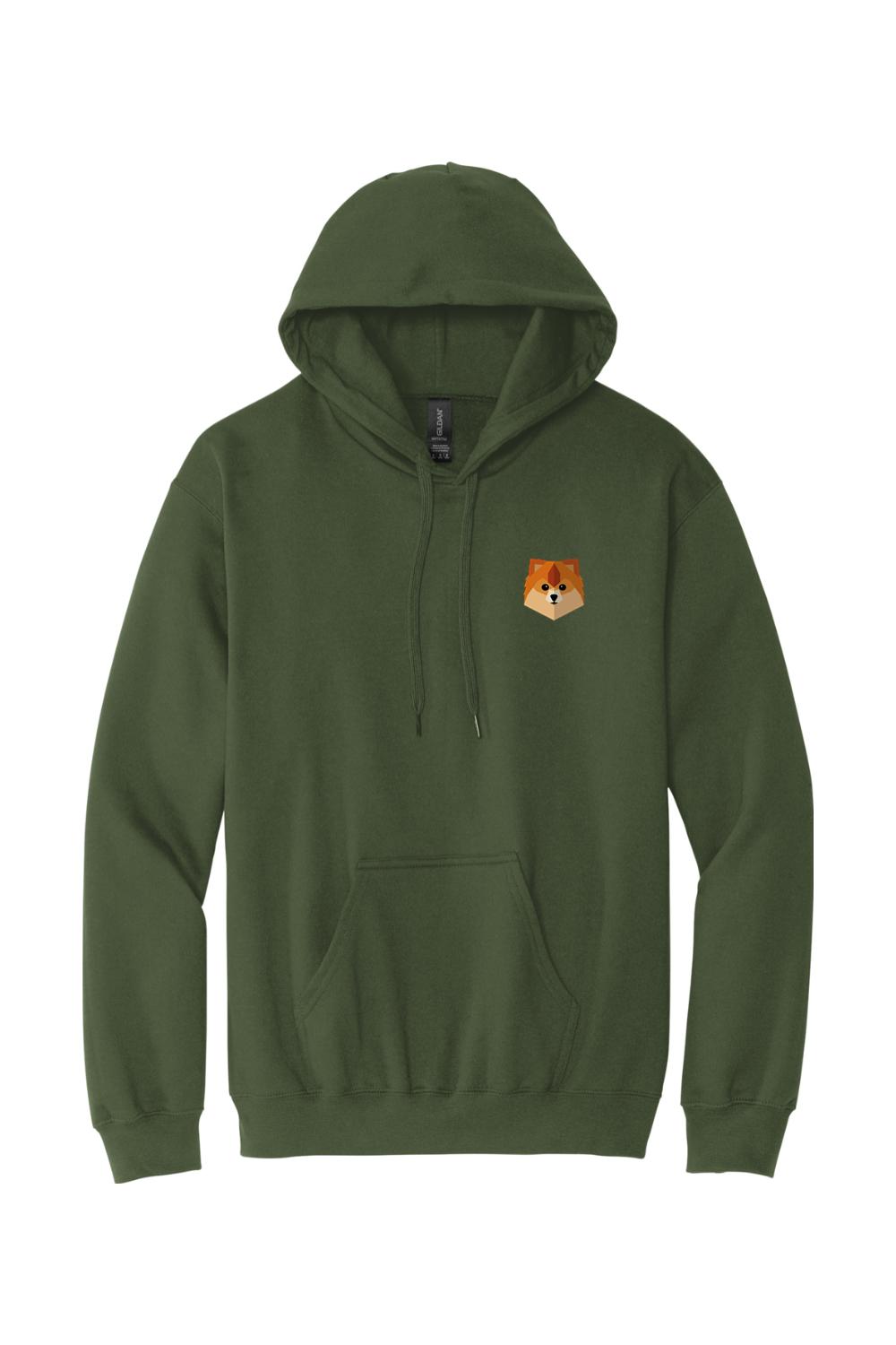 Kelly's Bakery White Logo Mens Hooded Sweatshirt
