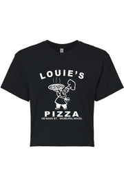 Louie's Pizza Cropped T-Shirt - Women's