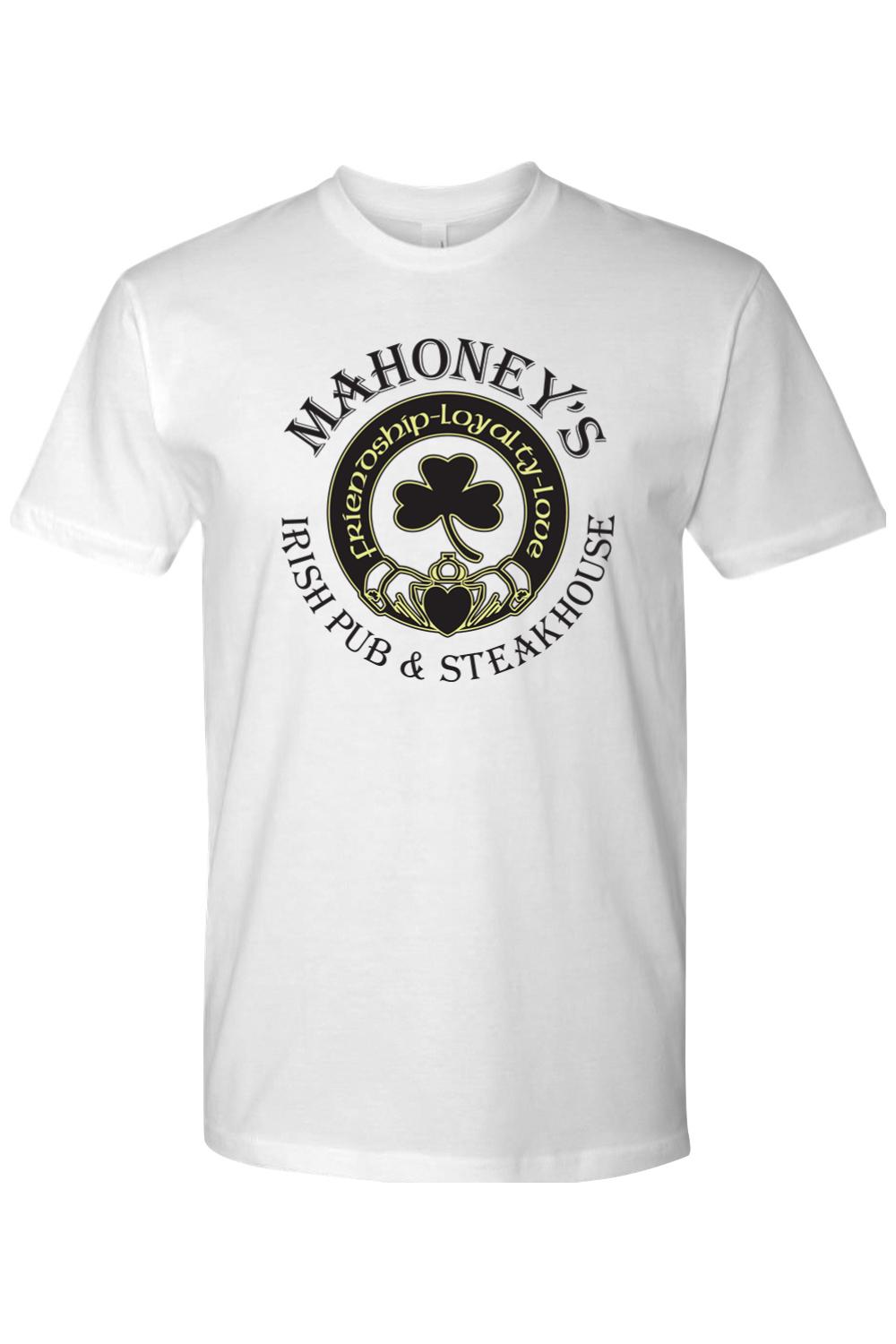 Mahoney's Irish Pub Black Logo Mens Fitted Crewneck Tee